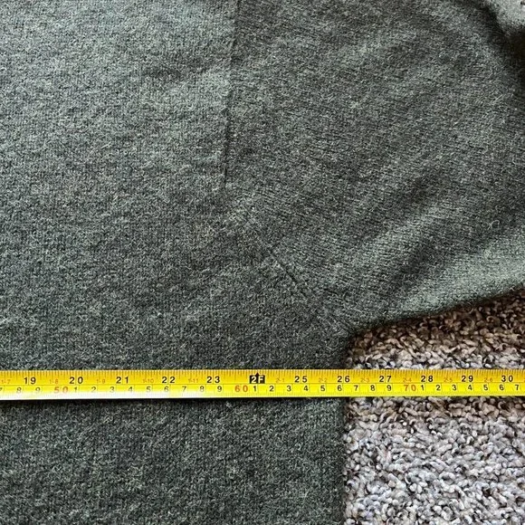 Jcrew Green 100% Wool Sweater Mens XL Preppy Urban Fashion Winter Gorpcore - Picture 4 of 6